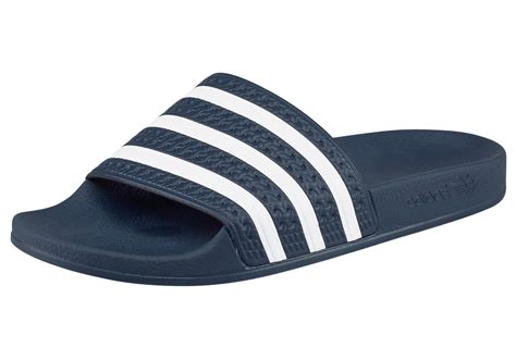 blauw witte adidas slippers|adidas slips dames.